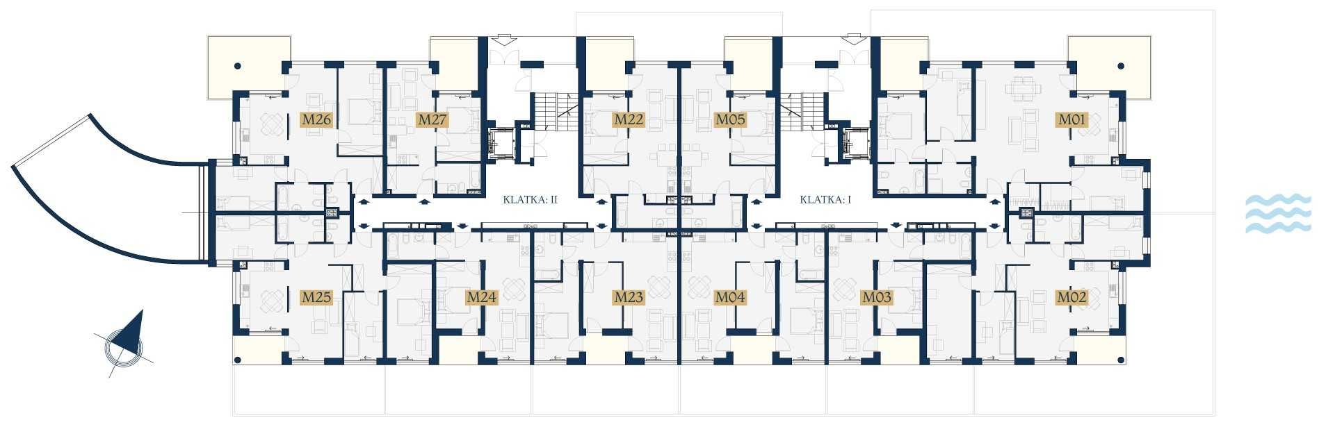 Mazury | Widok na jezioro | Nowe | 2-pok. mieszkanie 36,82 m² z taras
