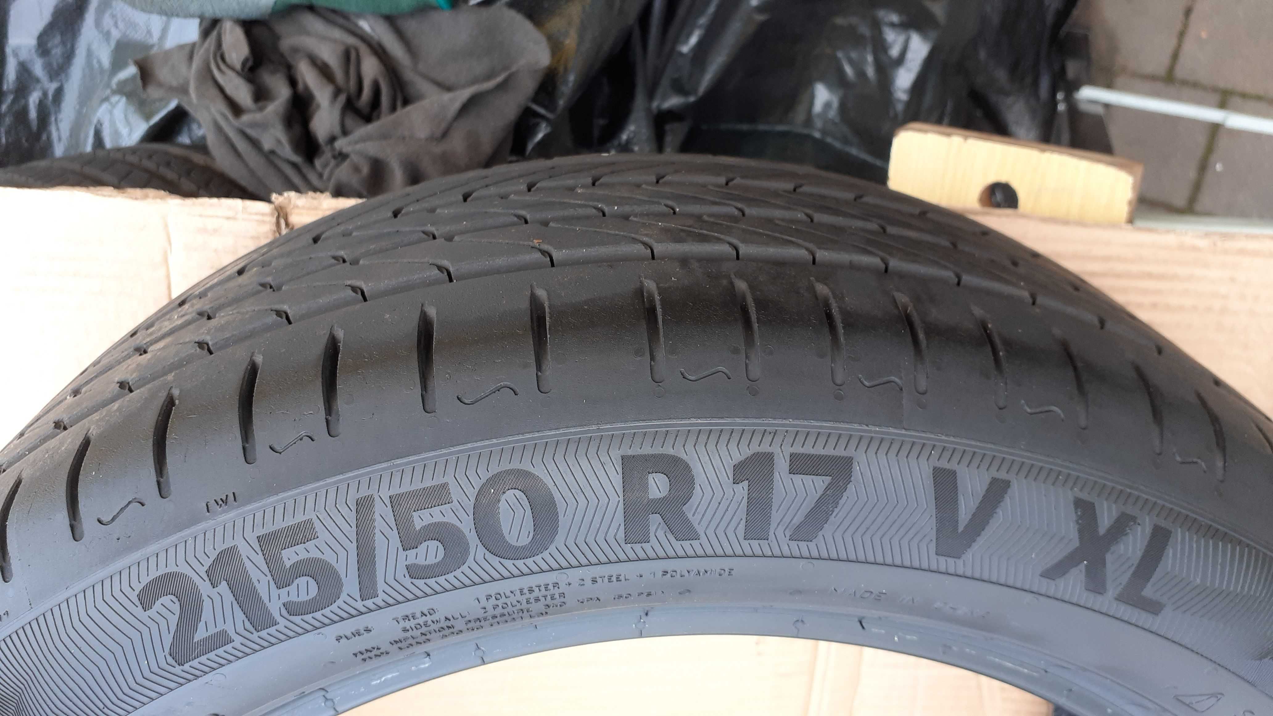 Opony DEMO Premium 4x CONTINENTAL 215/50R17 94V XL, 11.2022r.