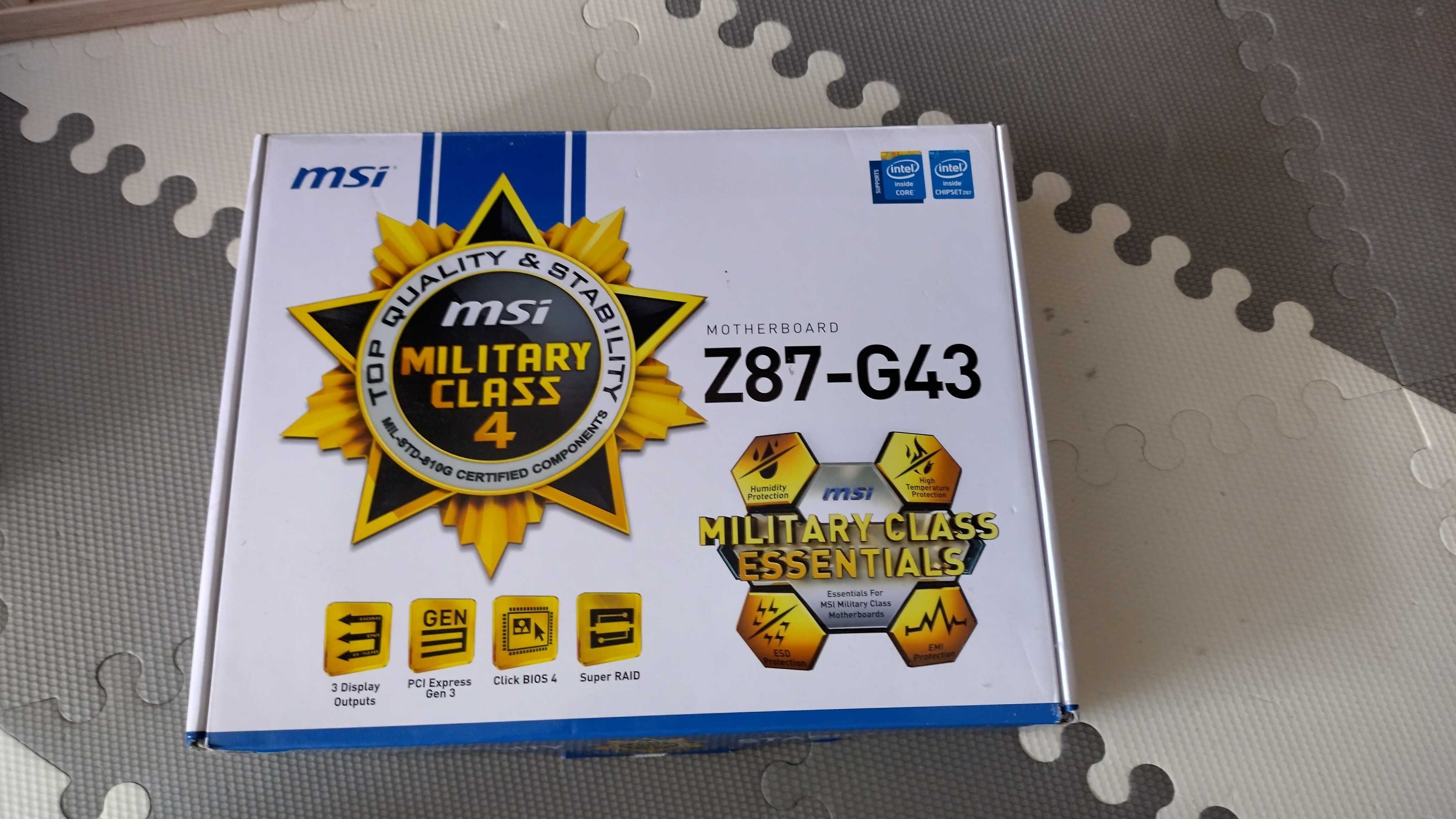 Intel Core i5-4670K + MSI Z87-G43 + Kingston HyperX 8GB