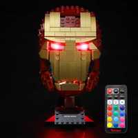 LEGO Marvel Iron Man - Zestaw oświetlenie LED z pilotem do Lego 76165
