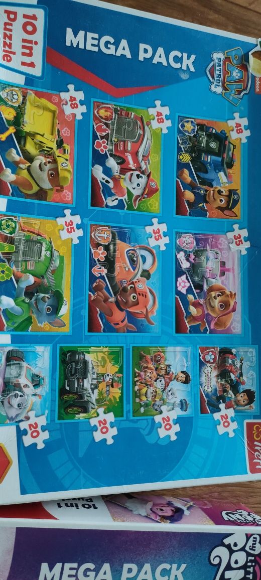 Puzzle 10 in 1 dla czterolatka