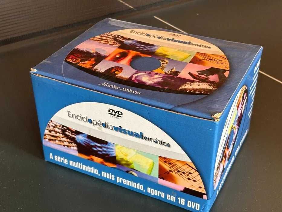Enciclopédia Visual Temática: 16 DVDs Educativos
