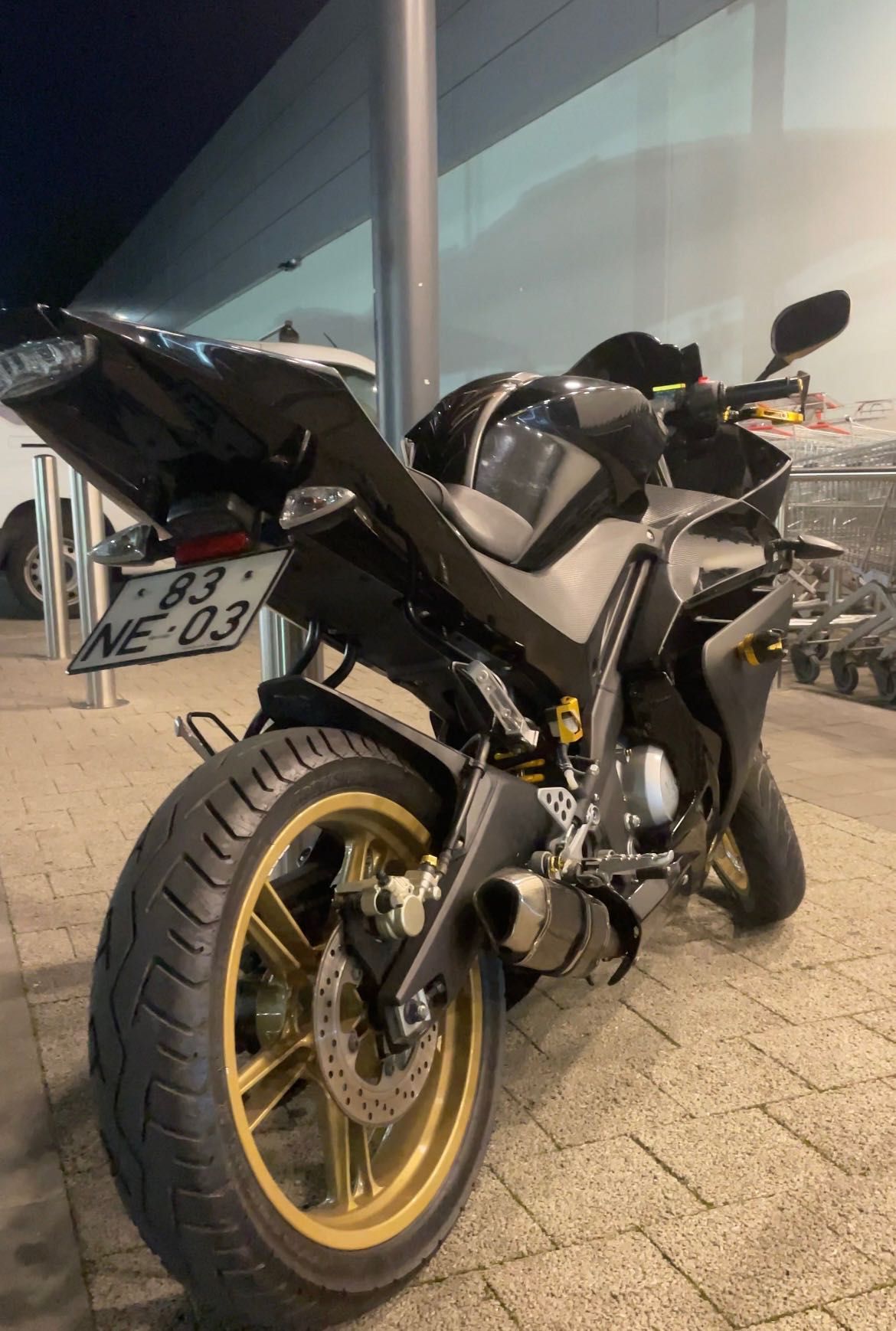 yamaha  Yzf 125 Black