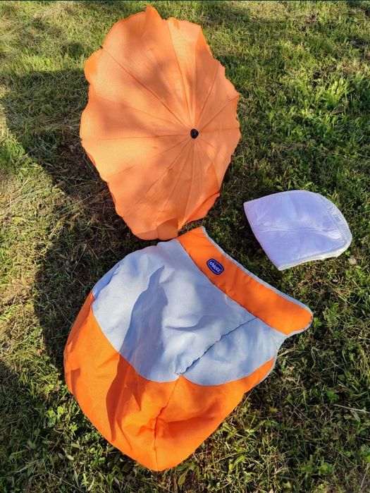 Чехол на коляску на ножки, зонт, зонтик Chicco, матрасик