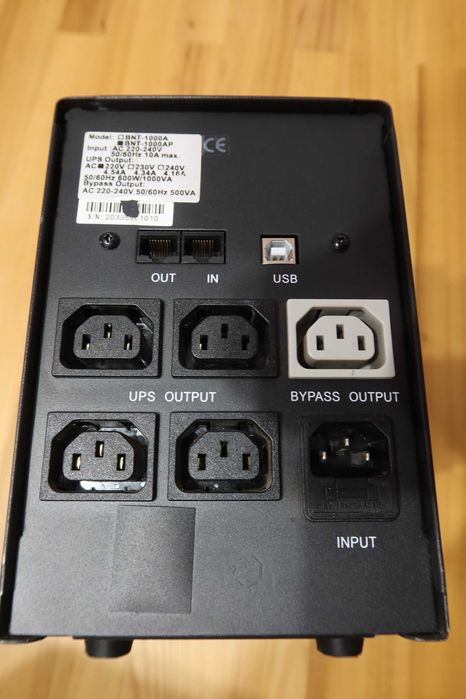 Безперебійник BNT 1000AP упс UPS бдж 1000ВА/600Вт