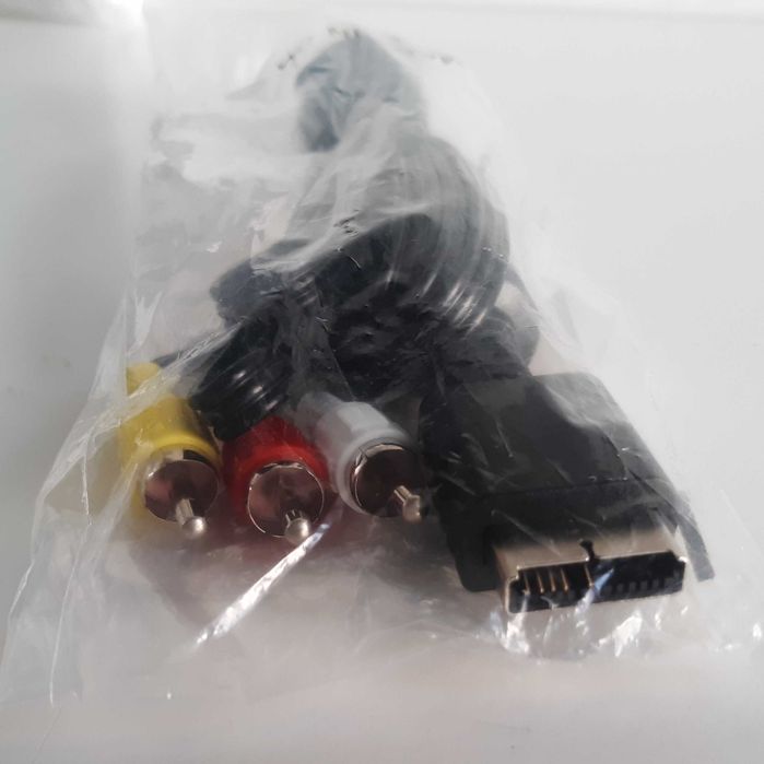 Cabo Composto AV 3RCA PS1, PS2 ou PS3 Novo