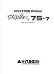 Hyundai Robex 75-7 instrukcja obsługi PL