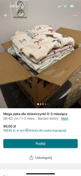 Paka ubran dla dziewczynki