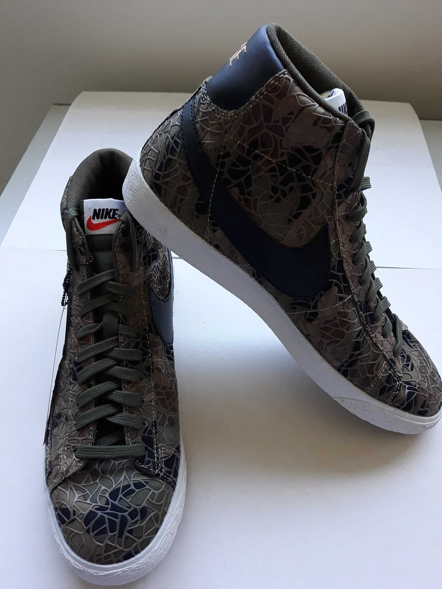 Nike Blazer MID PRM VNTG QS para o n.º 46 Versão especial camuflado