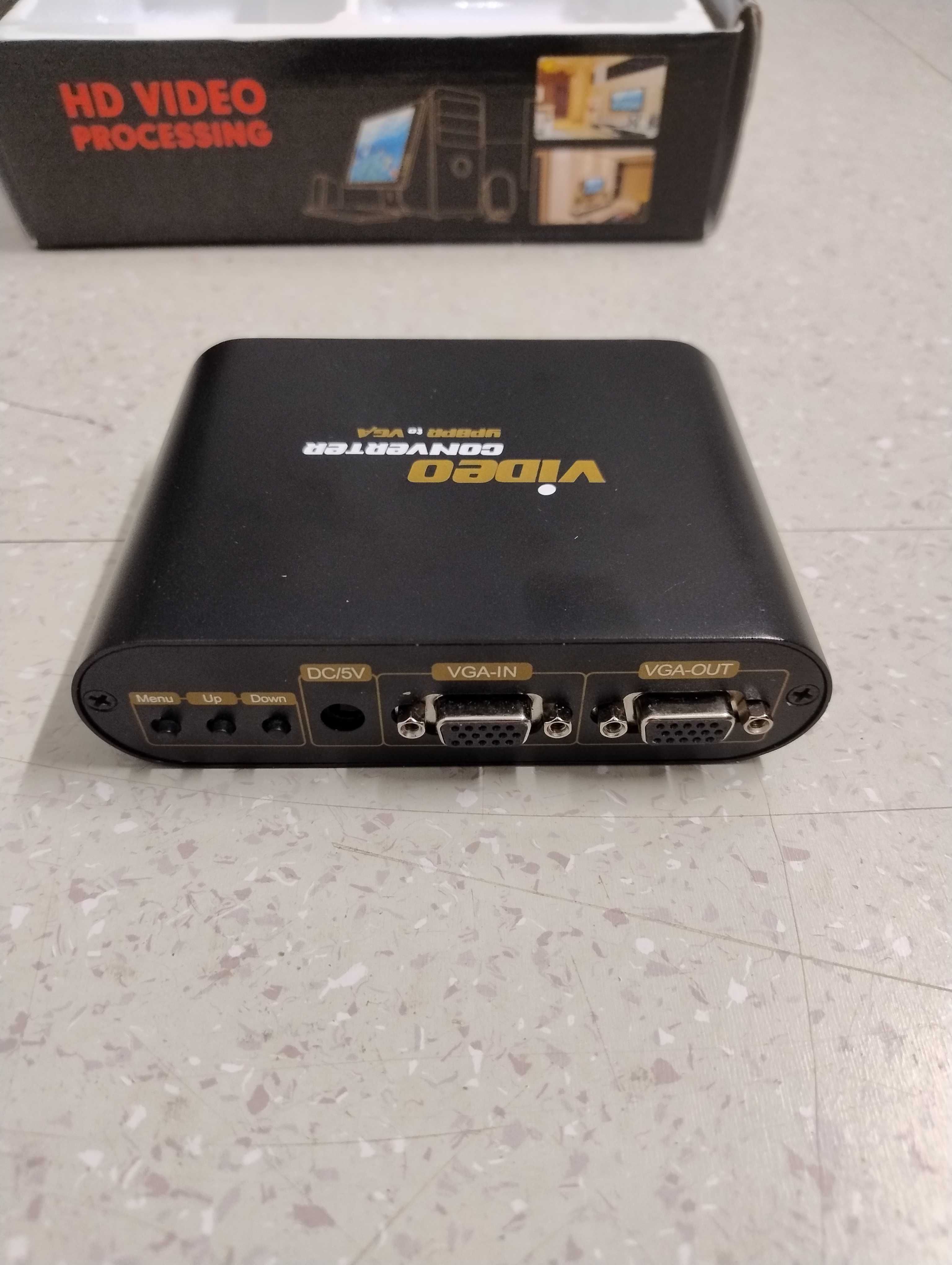 Konwerter Component Video YPbPr Audio L/R do VGA Converter