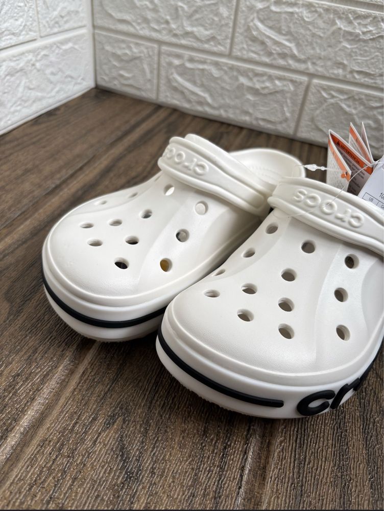 Crocs Оригінал BAYABAND Clog, Крокси Білі
