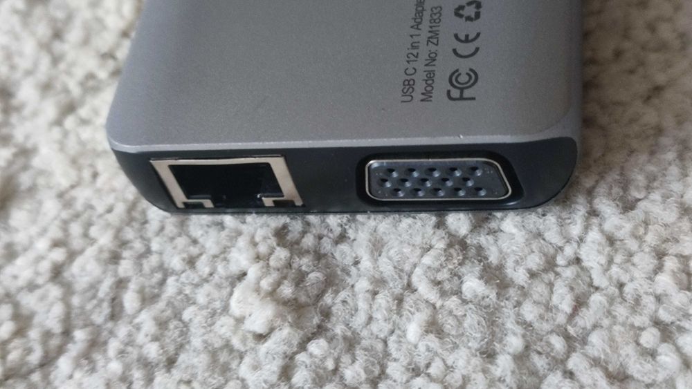 Stacja dokująca adapter HUB 12w1 ZMUIPNG USB C