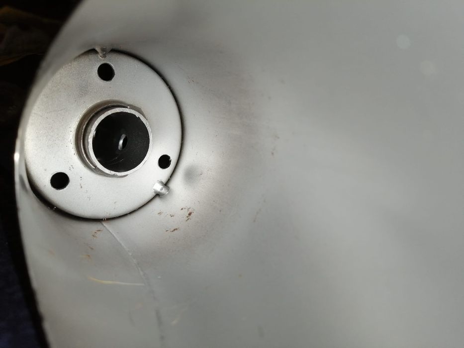 Tubo de escape de mota novo