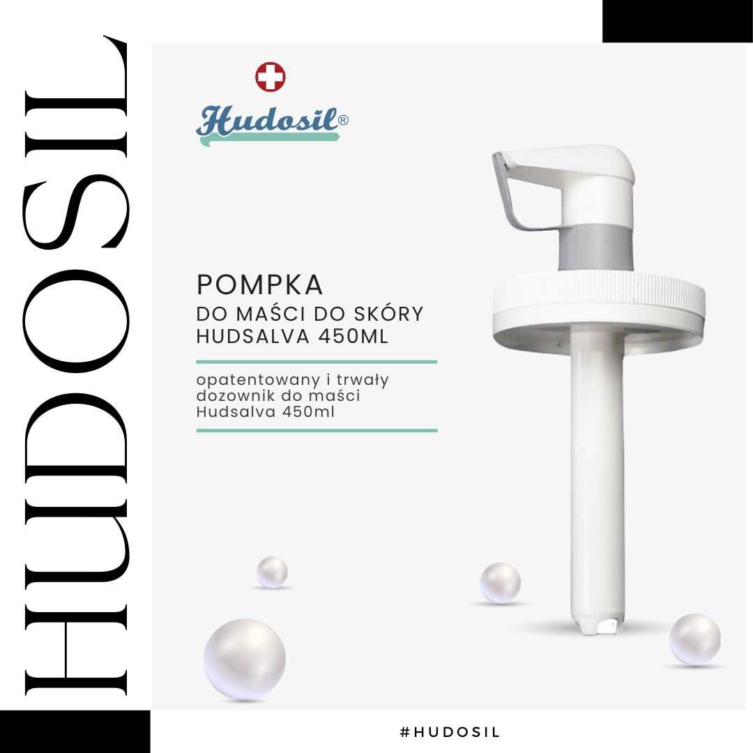Maść Hud Salva Hudosil 450ml i Pompka do Hudsalva 450ml ze Szwecji