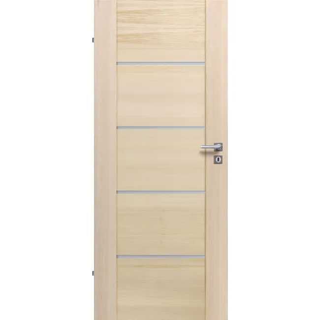 Drzwi wewnętrzne drewniane pokojowe Triest Modern 80 Lewe+Prawe Radex