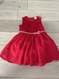 Sukienka czerwona Carters 9 miesiecy