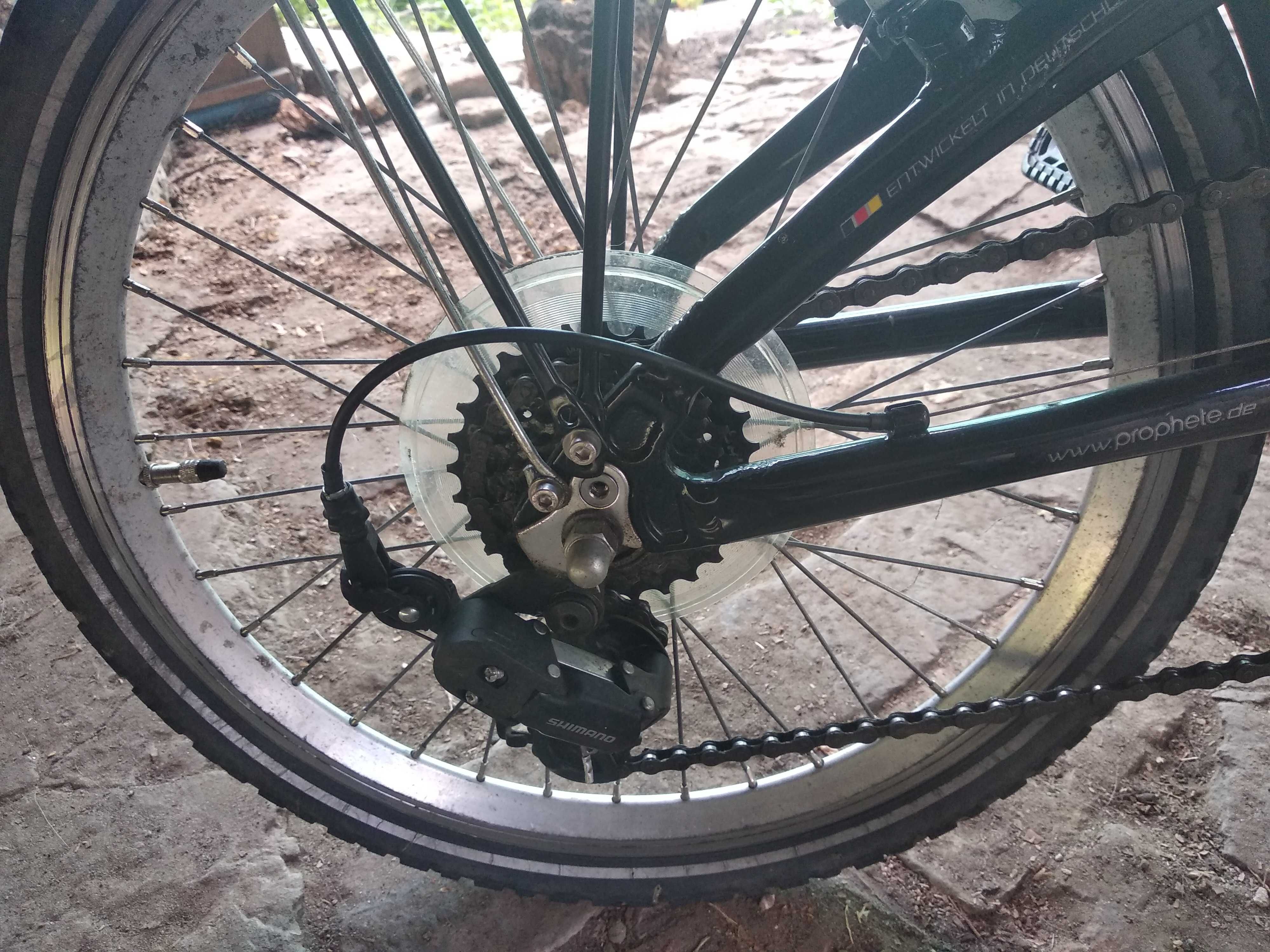 Складний велосипед Prophete Faltrad City 20" 12.5" чорний