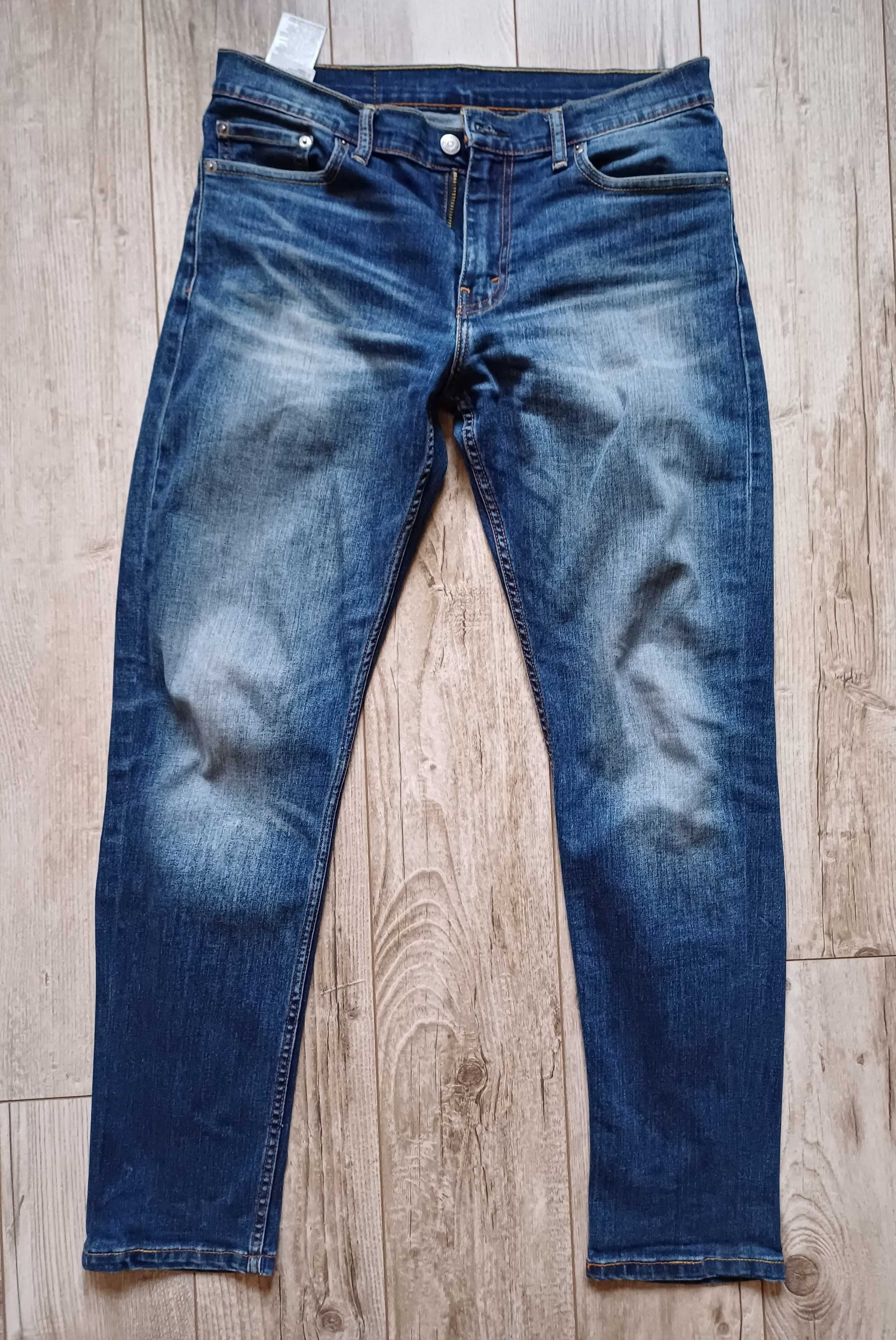 Męskie spodnie jeansy Levis 32/32. Super stan. Pas 43.