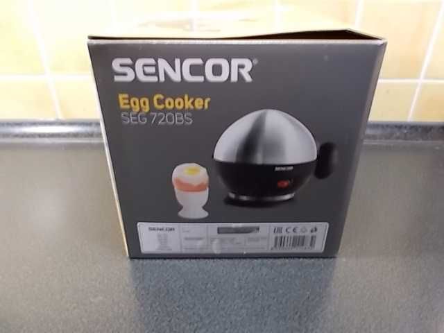 Jajowar Sencor SEG 710Bs  czarno srebny nowy