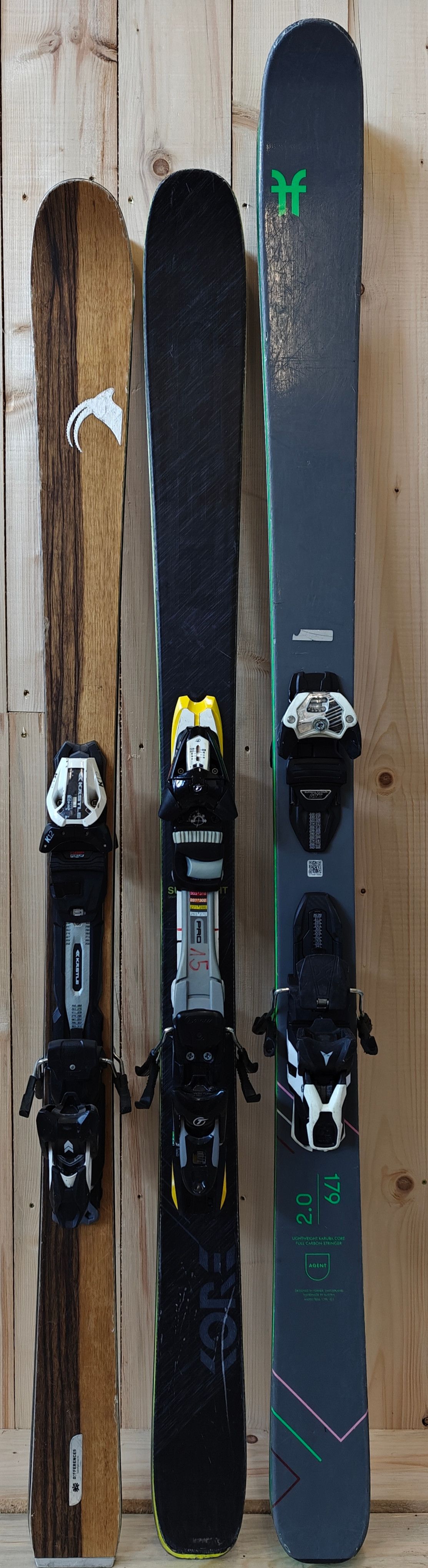 Narty 2 X Freeride (420 zł/ 80€ netto para), pakiet nart