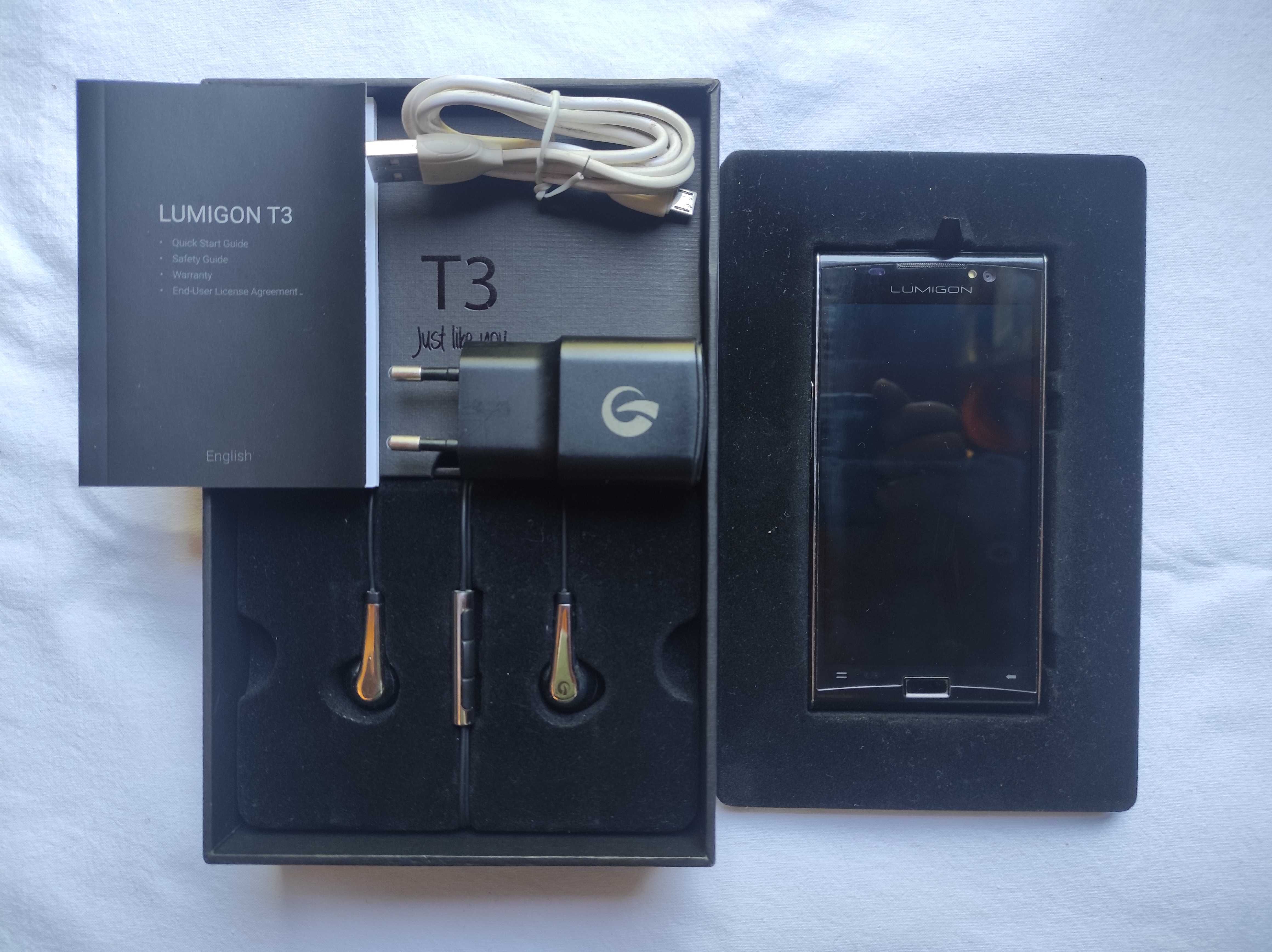 Смартфон Lumigon T3 3\128Gb Black