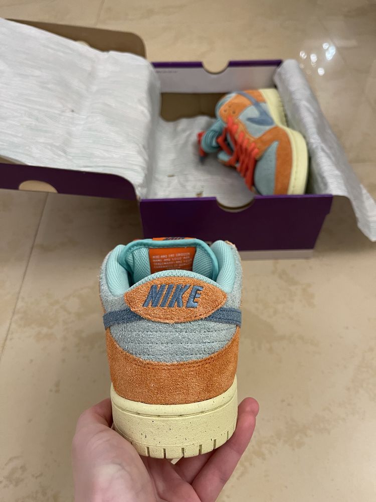 Кроссовки Nike SB Dunk Low Orange Emerald Rise Noise Aqua