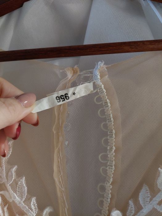 Suknia ślubna muślinowa