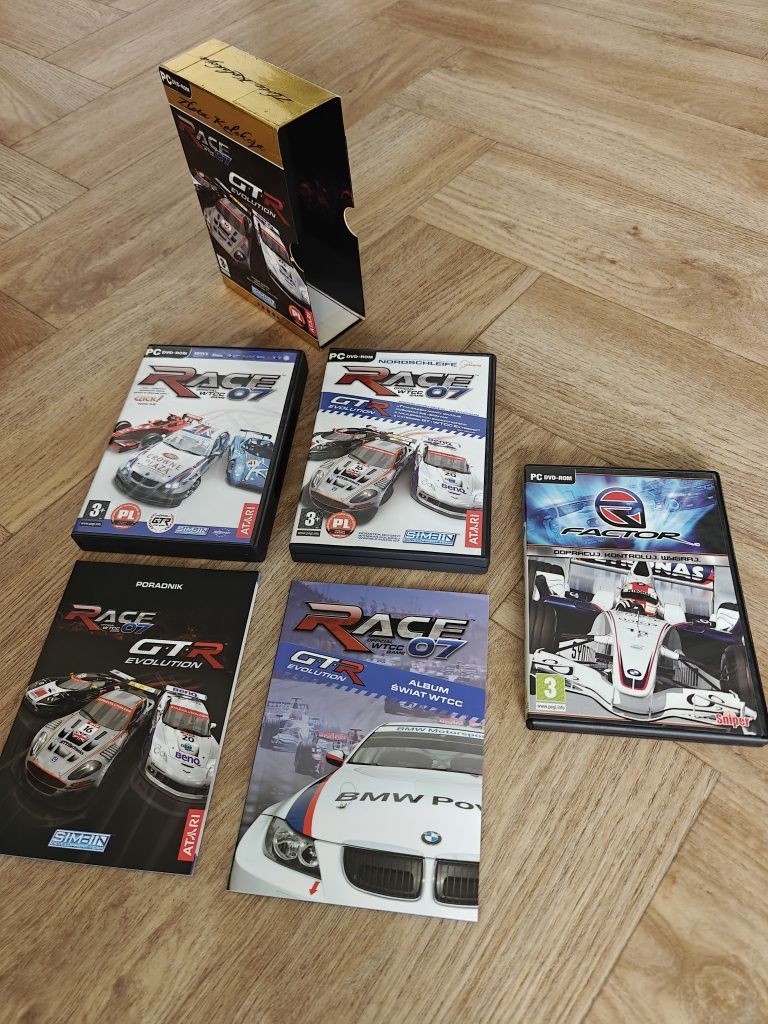 3 gry PC: rFactor, Race ’07: The WTCC, GTR Evolution