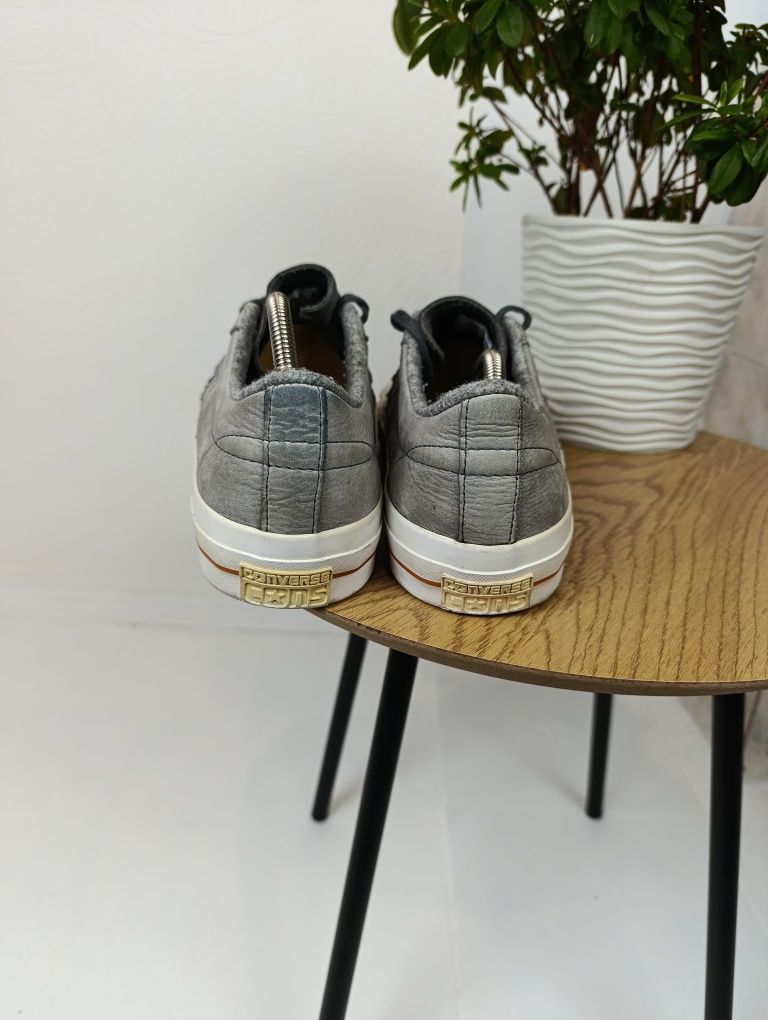 Мужские кожаные кеды кроссовки converse one star nubuck ox lunarlon