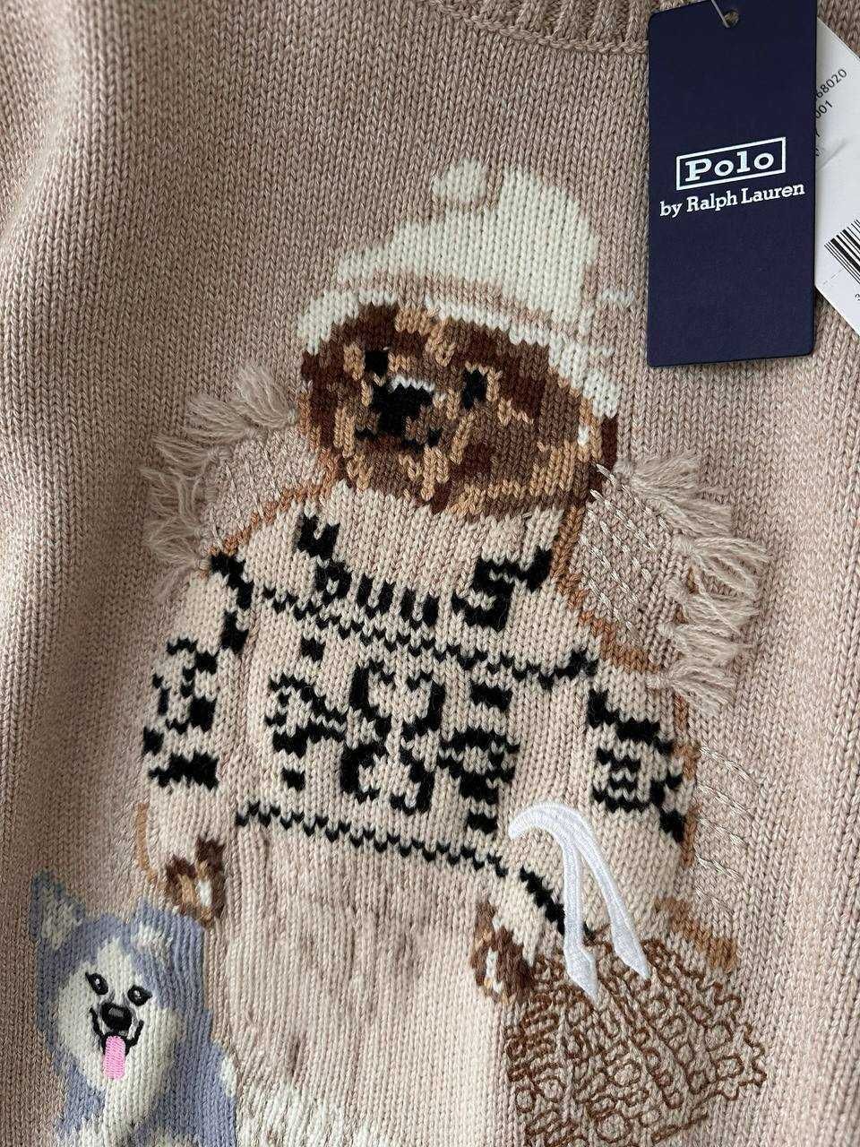 Beżowy Sweter Ralph Lauren Misie Bear! Różne kolory i  modele XS S M L