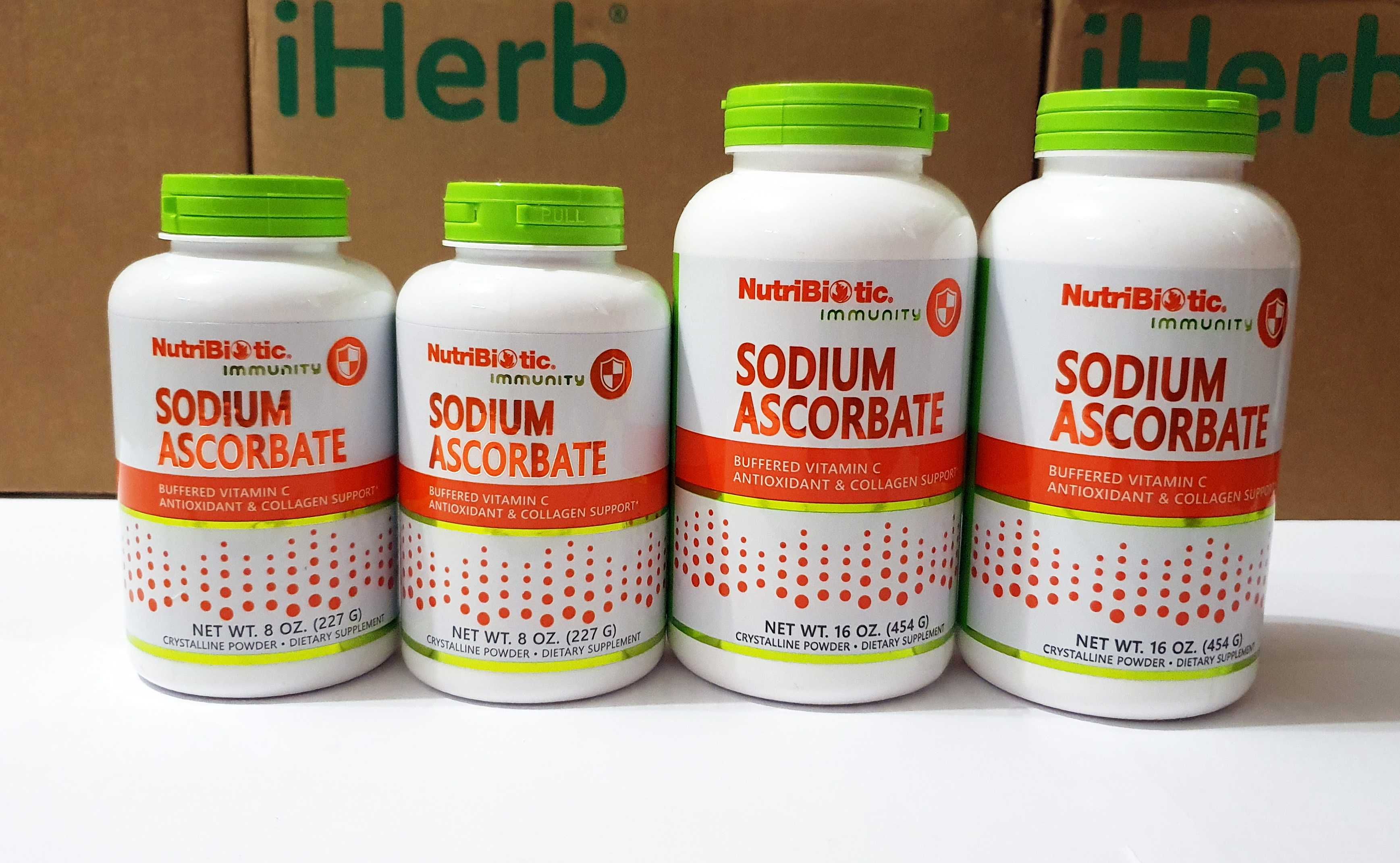Nutribiotic Аскорбат натрію, буферизований вітамін С. Sodium Ascorbate