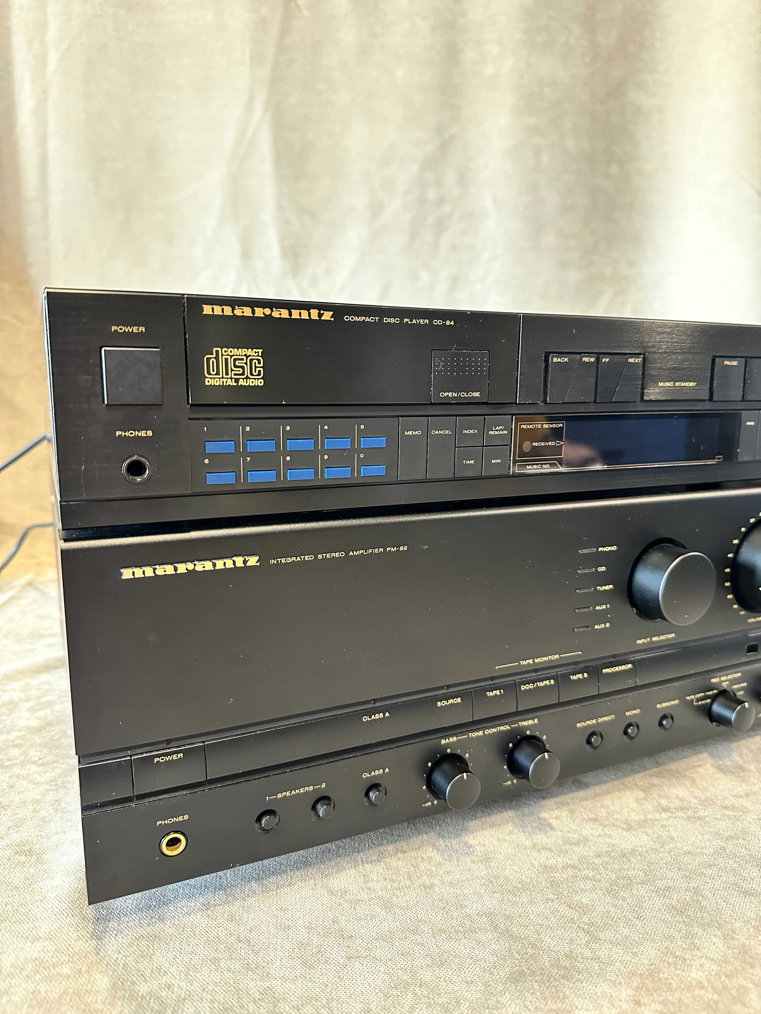 Zestaw Stereo Hi-End Wzmacniacz  i Odtwarzacz Marantz PM 82 i CD 84