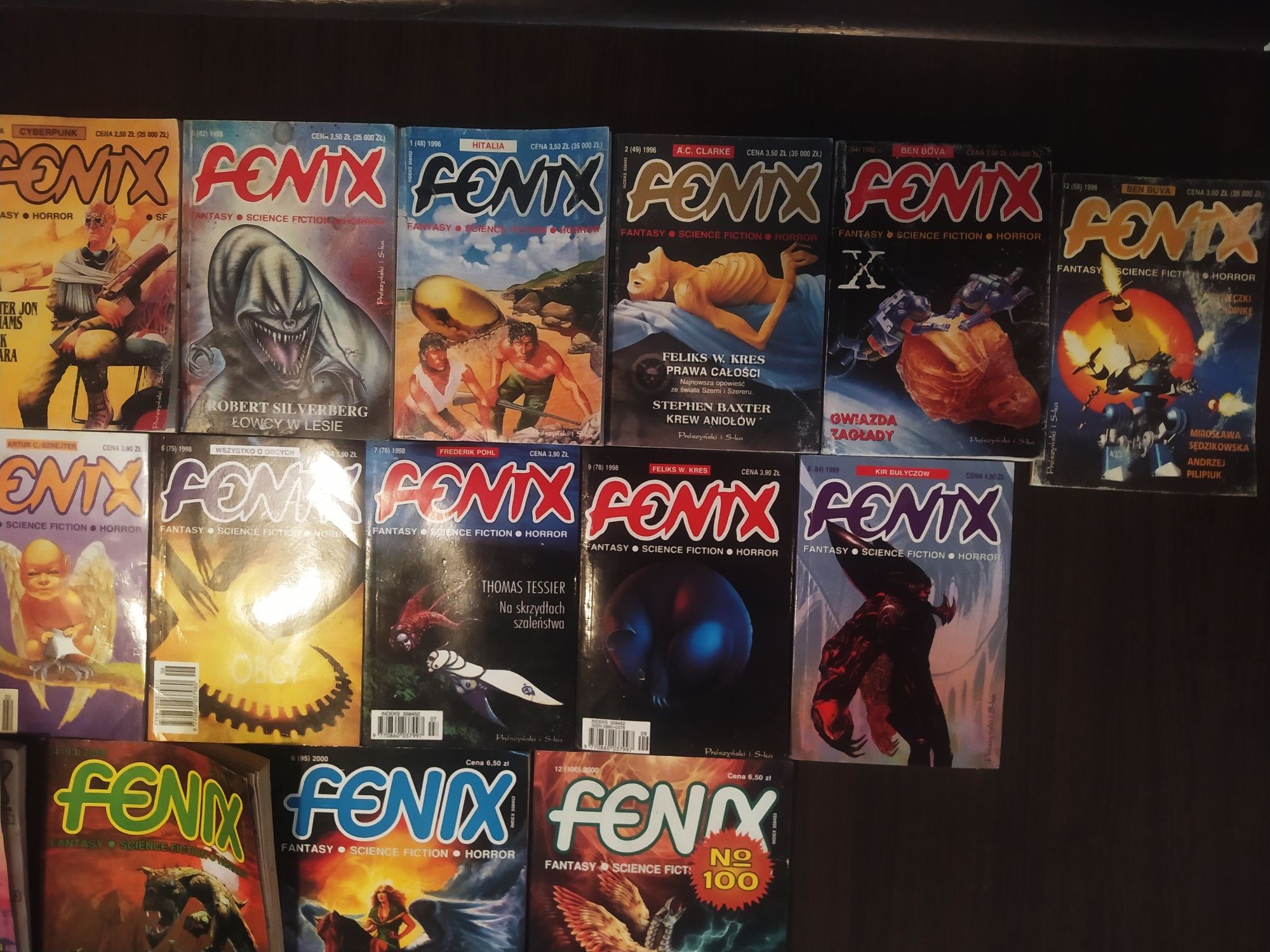 Fenix Fantastyka Horror Sci Fi Czasopismo Zeszyty Lata 90
