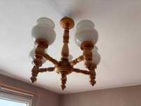 Lampa retro w stylu PRL