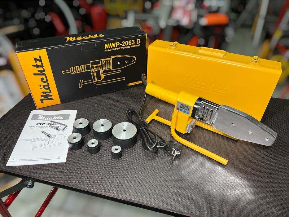 Паяльник для пластиковых труб Machtz MWP-2063 D - 1200 Вт С дисплеем
