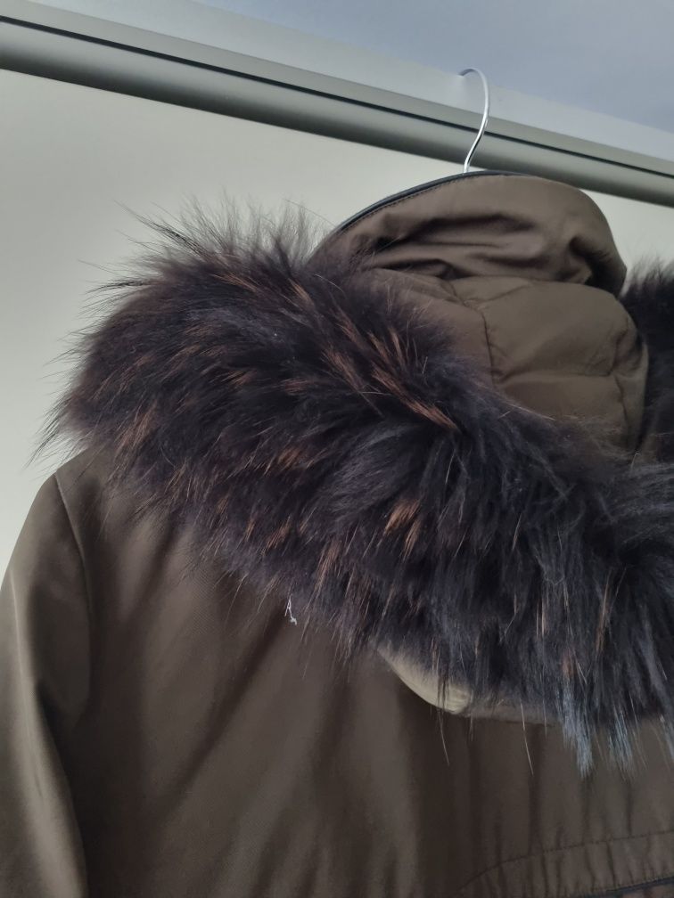 Zimowa ocieplana kurtka Zara M