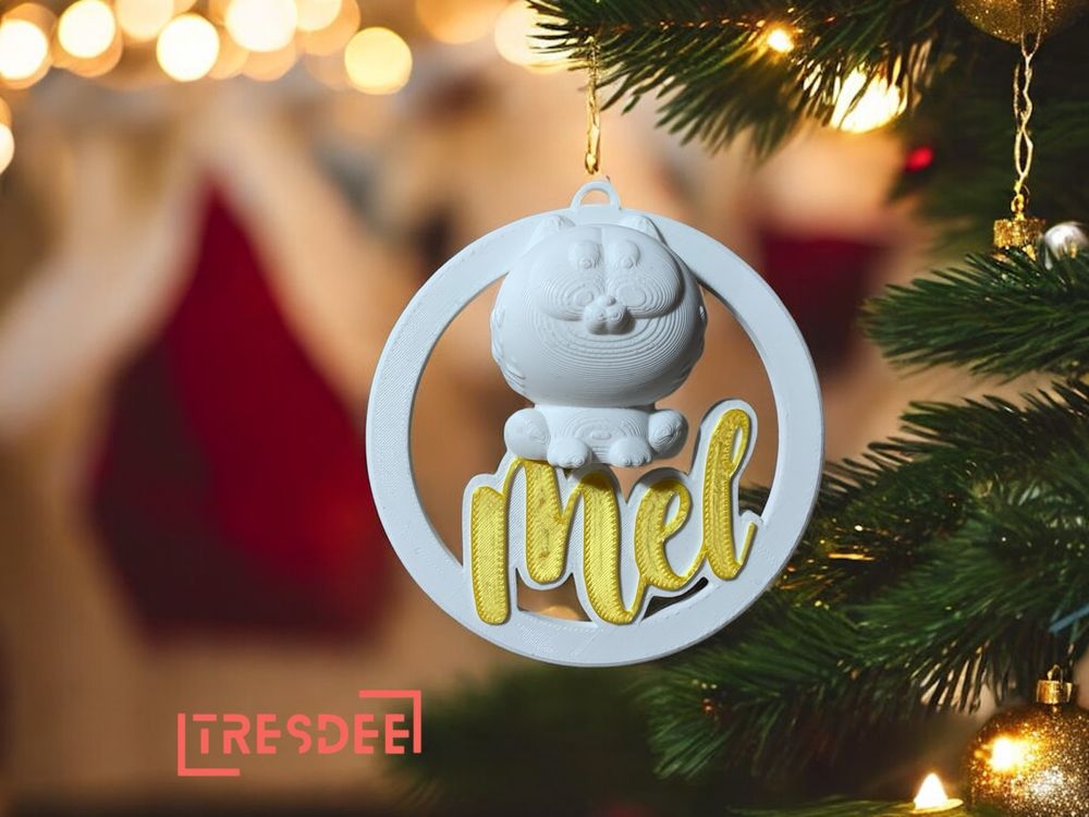 Decoração de Natal Personalizada para Árvore – Nome à tua escolha