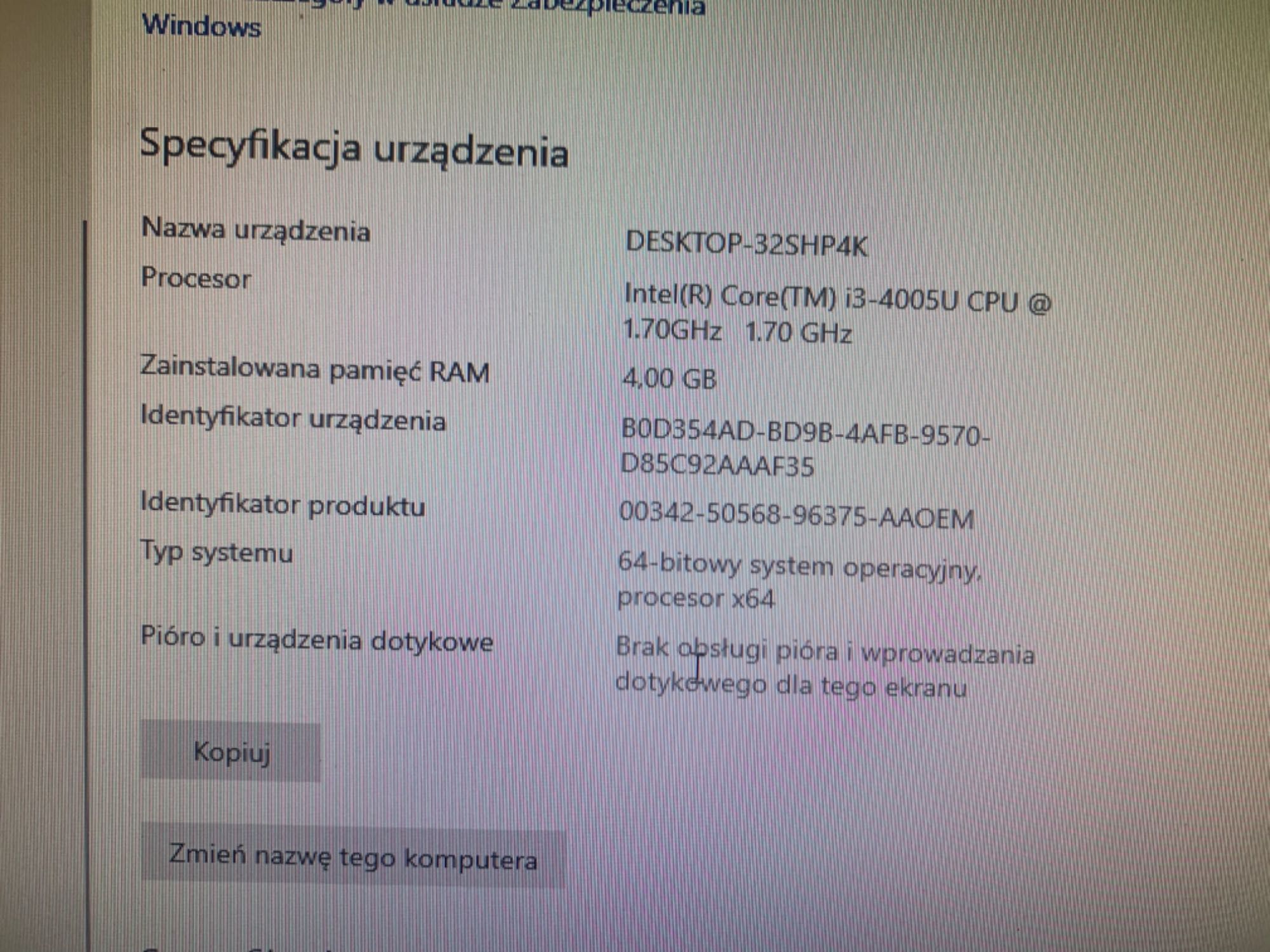 AiO Lenovo ThinkCentre E63z i3 4GB SSD 120GB Win 10