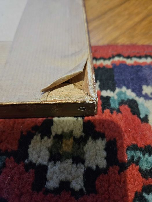 Stara rama, monidło obrazek komunijny lata 60