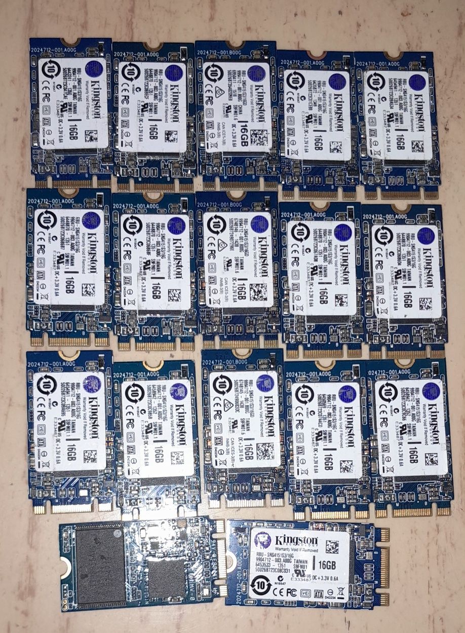 Sata SSD 16 Gb m2