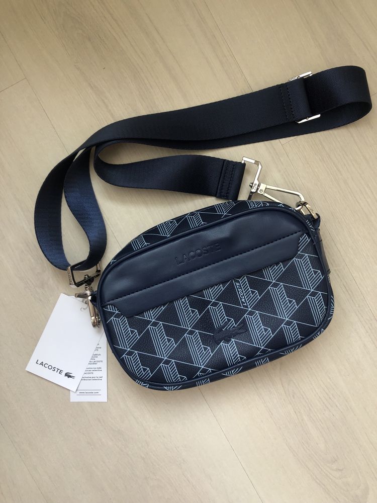 ОРИГІНАЛ Сумка lacoste monogram crossbody bag