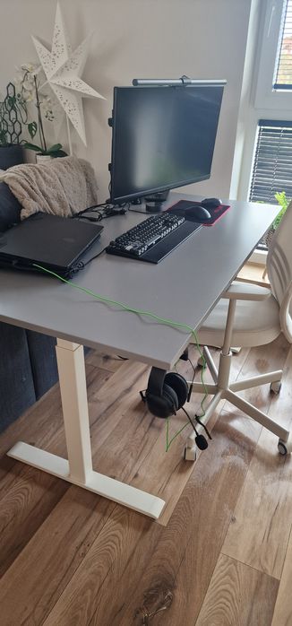 Biurko regulowane Rodulf Ikea 140x80