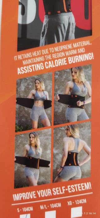 Cinta p coluna modeladora Fit Line S