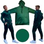 Komplety męskie dres welurowy z kapturem wygodny M, L, XL