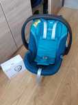 Fotelik Samochodowy Cybex Aton 5  0-13kg River Blue ADAC 4* + GRATIS
