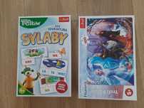 Puzzle Kraina Lodu i gra edukacyjna Sylaby