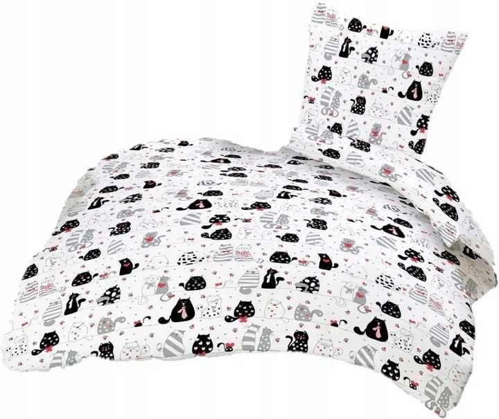 Pościel 100x160 Dziecięca Koty Kotki Do Przedszkola Z Kotami Cat Kot