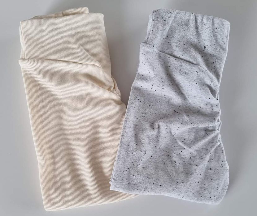 Legginsy Lenoshka śmietanka straciatella xs/s
