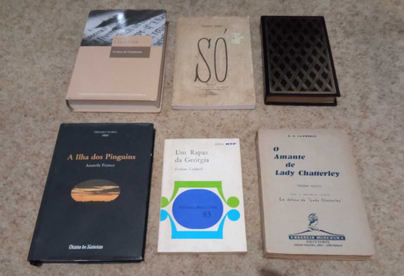 Lote de 30 livros Stendhal, Faulkner, Garcia Márquez, Sartre, etc