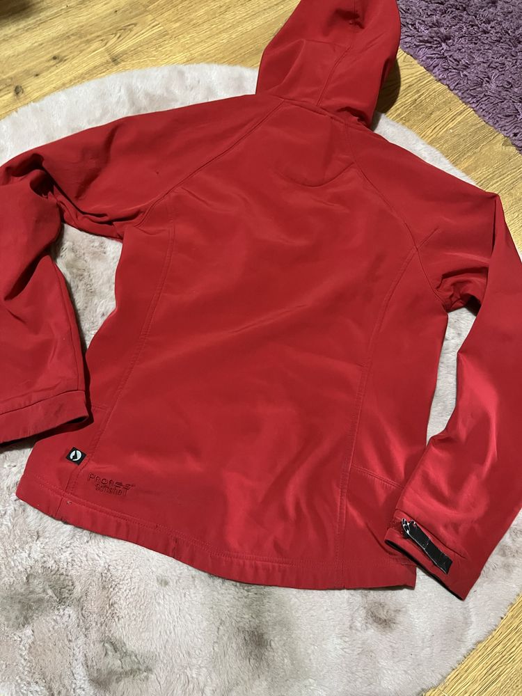 Stormberg kurtka softshell r S czerwona z kapturem jacket